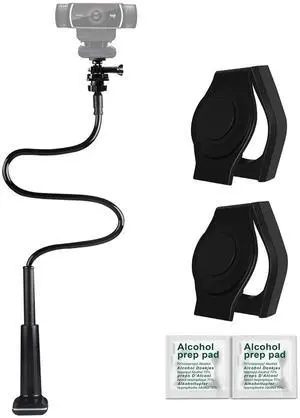 2 Pack Webcam Cover, 32 Inch Webcam Stand Mount for Logitech HD Pro Webcam C930e C930 C920 C922x C922 Brio 4K C925e C615 and Others