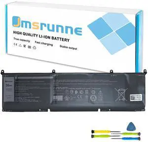 Jmsrunne 56Wh 8FCTC Laptop Battery Compatible with Dell XPS 15 9500 Precision 5550 Alienware M15 R3 R4 M17 R4 R3 Series Notebook 69KF2 08FCTC 0P8P1P 0DVG8M 0M59JH 70N2F 070N2F 11.4V 4650mAh