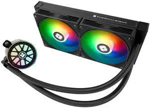 Thermalright Aqua Elite 240 V6 ARGB Black AIO CPU Cooler, ARGB PWM Cooler Fans with 2000RPM, for Intel Lga1150/1151/1155/1156/1200/2011/1700/1851, AMD: AM4/AM5, Case 240mm AIO Radiator