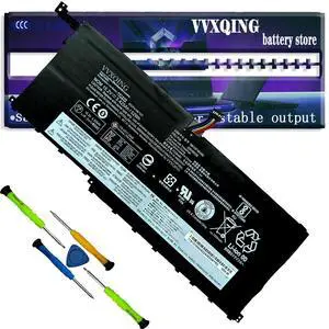 VVXQING 00HW028 SB10K97566 01AV409 Laptop Battery Replacement for Lenovo Thinkpad X1 Carbon 4th Gen 4 2016 / Yoga Gen1 Gen2 Series 00HW029 SB10K97567 SB10F46466 SB10F46467 01AV457 15.2V 50Wh 3290mAh
