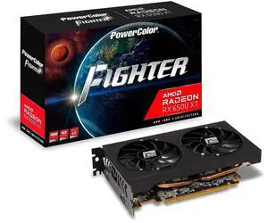 PowerColor Fighter AMD Radeon RX 6500 XT Gaming Graphics Card with 4GB GDDR6 Memory