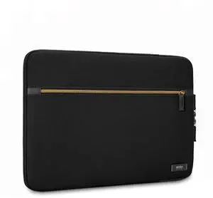 Solo New York Laptop Bag Sleeve for Women & Men - Travel Case for Computer & Tablet, Fits up to 15.6" Laptops, Fully Padded, Lightweight Construction, Durable Zippers - Mott, Black