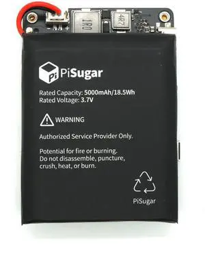 PiSugar 3 Plus Portable Pwnagotchi Power Management for Raspberry Pi 3B/3B+/4B Model (Not Include Raspberry Pi)