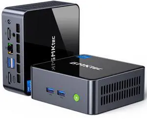 GMKtec Mini PC Intel Core i7-1185G7 (Turbo 4.8 GHz) 16GB DDR4 512GB SSD M2 Pro S Desktop Mini Computers WiFi 6, USB4.0, BT 5.2, DP, HDMI, RJ45 2.5G