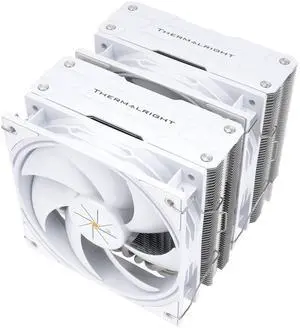 Thermalright Peerless Assassin 120 White V3 CPU Cooler, 6 Heat Pipes AGHP Technology, Dual 120mm PWM Fans, 2000RPM Speed, for AMD:AM4 AM5/Intel LGA 1851/1700/1150/1151/1200/2011,PC Cooler