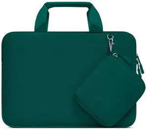 MOSISO Laptop Case 13.3 inch, 13-13.3 inch Laptop Sleeve Bag Compatible with MacBook Air/Pro 13 / Pro 14, HP Dell ASUS, Neoprene Carrying Computer Bag with Handle&Detachable Small Case, Teal Green MOSISO Laptop Case 13.3 inch, 13-13.3 inch Laptop Sleeve Bag Compatible with MacBook Air/Pro 13 / Pro 14, HP Dell ASUS, Neoprene Carrying Computer Bag with Handle&Detachable Small Case, Teal Green