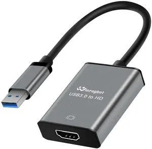 USB to HDMI Adapter for Laptop,USB hub,USB A 3.0 to HDMI Display Expander (USB 3.0-Silver) USB to HDMI Adapter for Laptop,USB hub,USB A 3.0 to HDMI Display Expander (USB 3.0-Silver)