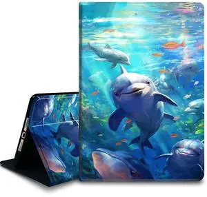 Bxgolkgd Tablet Case for iPad 10.5 Inch (iPad Air 3rd 2019/iPad Pro 2017),Shockproof Stand Cover with Heat Dissipation,Auto Wake/Sleep Function,Cute Dolphin Bxgolkgd Tablet Case for iPad 10.5 Inch (iPad Air 3rd 2019/iPad Pro 2017),Shockproof Stand Cover with Heat Dissipation,Auto Wake/Sleep Function,Cute Dolphin