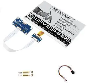 7.5inch E-Ink Display HAT for Raspberry Pi 4B/3B+/3B/2B/Zero/Zero W/Zero WH and Jetson Nano no/Ard/Nucleo 800x480 Pixel Black White Two-Color SPI Interface E-Paper Screen LCD 7.5inch E-Ink Display HAT for Raspberry Pi 4B/3B+/3B/2B/Zero/Zero W/Zero WH and Jetson Nano no/Ard/Nucleo 800x480 Pixel Black White Two-Color SPI Interface E-Paper Screen LCD