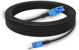OS2 LC to LC Outdoor Armored Fiber Optic Cable, 328ft/100m, Low Friction LSZH Duplex Single Mode 9/125m Uniboot Fiber Patch Cable, OS2/OS1 Compatible, OD: 5mm OS2 LC to LC Outdoor Armored Fiber Optic Cable, 328ft/100m, Low Friction LSZH Duplex Single Mode 9/125m Uniboot Fiber Patch Cable, OS2/OS1 Compatible, OD: 5mm