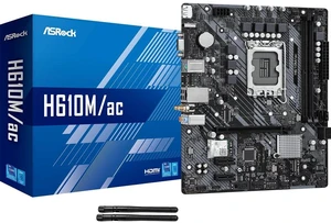 ASRock H610M/AC Supports 13th Gen & 12th Gen and Next gen Intel Core Processors (LGA1700) ASRock H610M/AC Supports 13th Gen & 12th Gen and Next gen Intel Core Processors (LGA1700)