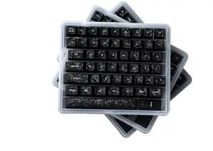 Tenko Carbon Fiber Textured Keycap Set 156 Cherry Profile Keys ^^ 60% 65% 75% TKL Full Size Compatible ^^ 1.6mm Thick Tenko Carbon Fiber Textured Keycap Set 156 Cherry Profile Keys ^^ 60% 65% 75% TKL Full Size Compatible ^^ 1.6mm Thick
