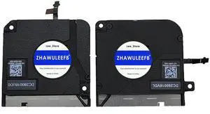 ZHAWULEEFB New CPU+GPU Cooling Fan Replacement for Dell Latitude 7350 Detachable 2-in-1 ND55C0U-23C04 ND55C0U-23C03 DC280016UD0 DC280016VD0 0PP32T 0HMHV6 DC5V 0.5A Fan ZHAWULEEFB New CPU+GPU Cooling Fan Replacement for Dell Latitude 7350 Detachable 2-in-1 ND55C0U-23C04 ND55C0U-23C03 DC280016UD0 DC280016VD0 0PP32T 0HMHV6 DC5V 0.5A Fan