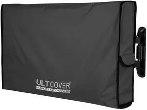 ULTCOVER Waterproof Outdoor TV Cover for 55-59 inch Outside Flat Screen Televisions with Mounts and Stands, Black ULTCOVER Waterproof Outdoor TV Cover for 55-59 inch Outside Flat Screen Televisions with Mounts and Stands, Black