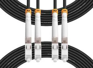 15M(50ft) Outdoor OM3 LC to LC Fiber Patch Cable,Armored Fiber Optic Cable Cord,10GB/40GB/100GB Multimode Jumper Duplex MMF 50/125um Industrial TPU OD-5.0mm Direct Burial Fiber Black 15M(50ft) Outdoor OM3 LC to LC Fiber Patch Cable,Armored Fiber Optic Cable Cord,10GB/40GB/100GB Multimode Jumper Duplex MMF 50/125um Industrial TPU OD-5.0mm Direct Burial Fiber Black