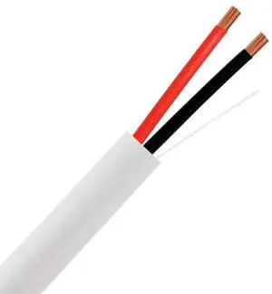 Cableague 200Feet 16AWG 2 Conductor Speaker Wire 16/2 200Ft 99.9% Oxygen Free Copper ETL Listed & CL3 Indoor Speaker Cable White Cableague 200Feet 16AWG 2 Conductor Speaker Wire 16/2 200Ft 99.9% Oxygen Free Copper ETL Listed & CL3 Indoor Speaker Cable White