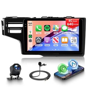 Orderich Car Stereo for Honda Fit 2014-2018 with Wireless CarPlay Android Auto, Orderich 4G+64G 9 Inch Incell Touchscreen Car Radio Support Mirror Link GPS WiFi Bluetooth FM RDS EQ SWC Backup C Orderich Car Stereo for Honda Fit 2014-2018 with Wireless CarPlay Android Auto, Orderich 4G+64G 9 Inch Incell Touchscreen Car Radio Support Mirror Link GPS WiFi Bluetooth FM RDS EQ SWC Backup C