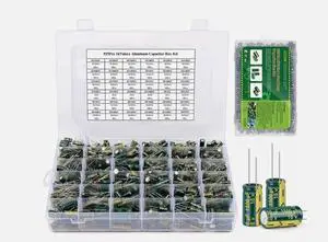 Mustpoint 925Pcs 36Values Aluminum Electrolytic Capacitor Assortment Kit Lowesr Capacitors (1uF 4.7uF 10uF 22uF 47uF 100uF 220uF 330uF 470uF Mustpoint 925Pcs 36Values Aluminum Electrolytic Capacitor Assortment Kit Lowesr Capacitors (1uF 4.7uF 10uF 22uF 47uF 100uF 220uF 330uF 470uF