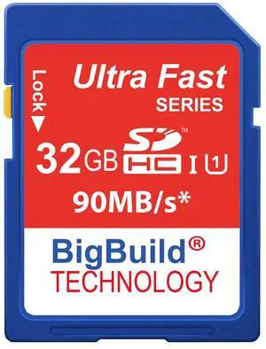 BigBuild Technology 32GB Ultra Fast 90MB/s SD SDHC Memory Card for Kodak EasyShare PixPro AZ421 Camera BigBuild Technology 32GB Ultra Fast 90MB/s SD SDHC Memory Card for Kodak EasyShare PixPro AZ421 Camera