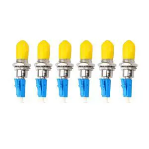 fyboptwu - Fiber Optical Coupler Adapter UPC LC Male to ST Female Singlemode, 6pcs fyboptwu - Fiber Optical Coupler Adapter UPC LC Male to ST Female Singlemode, 6pcs