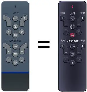 FQOUG Replacement Remote Control for Serta Motion Select Adjustable Bed (Old Remote Must Match Picture on Right, New Version Shown Left) FQOUG Replacement Remote Control for Serta Motion Select Adjustable Bed (Old Remote Must Match Picture on Right, New Version Shown Left)