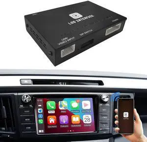 Leadsign Wireless CarPlay Android Auto Adapter for Toyota with Entune2.0 & Touch2 2014-2019 Fits for Tundra/Highlander/RAV4/Tacoma/Camry/Corolla/Avalon/CH-R/Sienna/Camry Retrofit Kit Decoder Leadsign Wireless CarPlay Android Auto Adapter for Toyota with Entune2.0 & Touch2 2014-2019 Fits for Tundra/Highlander/RAV4/Tacoma/Camry/Corolla/Avalon/CH-R/Sienna/Camry Retrofit Kit Decoder