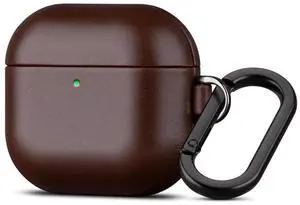 Haobobro for AirPods 4th Generation Leather Case Cover - Leather from Cow hide, Handmade Drop Protective Hard Cover, Wireless Charging Compatible AirPods 4 Generation Case with Keychain - Coffe Haobobro for AirPods 4th Generation Leather Case Cover - Leather from Cow hide, Handmade Drop Protective Hard Cover, Wireless Charging Compatible AirPods 4 Generation Case with Keychain - Coffe