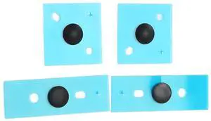 Laptop Bottom Case Feet with Installation Kit, Anti Slip Round Dot Accurate Size Laptop Foot Pads Replacement for 3/4/5 (Black) Laptop Bottom Case Feet with Installation Kit, Anti Slip Round Dot Accurate Size Laptop Foot Pads Replacement for 3/4/5 (Black)