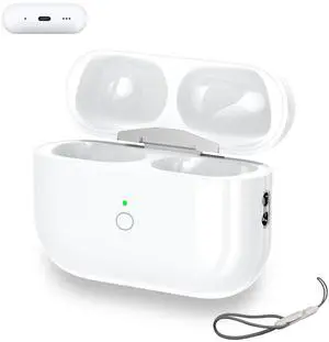 Wireless Charging Case Replacement Compatible with AirPod Pro 2nd & 1st Generation, AirPod Pro 2 1 Case with Bluetooth Pairing Sync Button,USB-C Charging Wireless Charging Case Replacement Compatible with AirPod Pro 2nd & 1st Generation, AirPod Pro 2 1 Case with Bluetooth Pairing Sync Button,USB-C Charging
