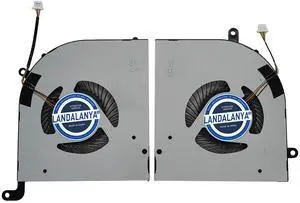 LANDALANYA Replacememt New Laptop CPU and GPU Cooling Fan for MSI Creator Z16P Z16P-B12U B12UET B12UGST B12UHST MS-15G1 Series BS6212MS-U5Z BS6212MS-U5W DC12V 0.55A Fan LANDALANYA Replacememt New Laptop CPU and GPU Cooling Fan for MSI Creator Z16P Z16P-B12U B12UET B12UGST B12UHST MS-15G1 Series BS6212MS-U5Z BS6212MS-U5W DC12V 0.55A Fan