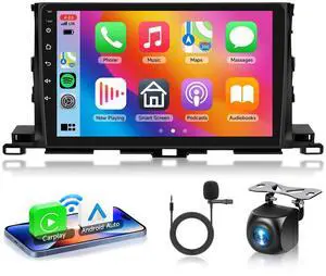 2G+64G Android 13 Car Stereo for Toyota Highlander 2014-2019 with Wireless Carplay Android Auto, 10.1 Inch Touch Screen Radio Support GPS/WiFi/Bluetooth/FM/SWC/Backup Camera 2G+64G Android 13 Car Stereo for Toyota Highlander 2014-2019 with Wireless Carplay Android Auto, 10.1 Inch Touch Screen Radio Support GPS/WiFi/Bluetooth/FM/SWC/Backup Camera
