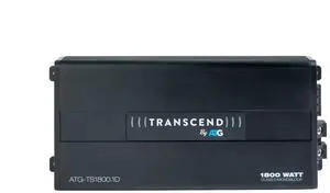 ATG Audio Transcend Series 1800w Class-D Mono Subwoofer Amplifier - ATG-TS1800.1D ATG Audio Transcend Series 1800w Class-D Mono Subwoofer Amplifier - ATG-TS1800.1D