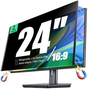 Pozlle 2 Pack Magnetic Privacy Screen for 24 Inch 16:9 Computer Monitor Pozlle 2 Pack Magnetic Privacy Screen for 24 Inch 16:9 Computer Monitor