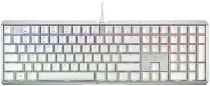 CHERRY XTRFY MX 3.1, Wired Mechanical Gaming Keyboard, Durable Aluminum Housing, RGB Lighting, Integrated Damping Mechanisms, USB-A, MX2A Brown Switches, White CHERRY XTRFY MX 3.1, Wired Mechanical Gaming Keyboard, Durable Aluminum Housing, RGB Lighting, Integrated Damping Mechanisms, USB-A, MX2A Brown Switches, White