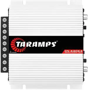 Taramps DS 440x4 2 Ohms Multichannel Amplifier 440 Watts Rms 110x4 Watts Full Range Crossover Fixed Rca/High Level Input 4 Channels Car Audio, Class D Taramps DS 440x4 2 Ohms Multichannel Amplifier 440 Watts Rms 110x4 Watts Full Range Crossover Fixed Rca/High Level Input 4 Channels Car Audio, Class D