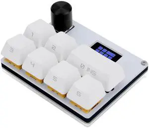 TZT Copy Paste Keyboard 7-Key Custom Gaming Keyboard Magnetic Switches 0.01mm Accuracy with Knob and Screen, Plug-and-Play, Copy Paste TZT Copy Paste Keyboard 7-Key Custom Gaming Keyboard Magnetic Switches 0.01mm Accuracy with Knob and Screen, Plug-and-Play, Copy Paste