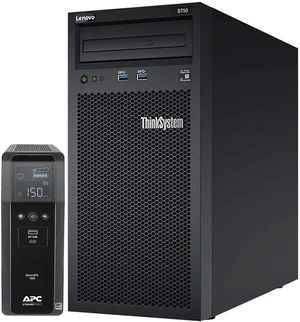 Lenovo ThinkSystem ST50 Tower Server Bundle Including APC BR1500MS 1500VA UPS, Intel Xeon 3.4GHz CPU, 64GB DDR4 2666MHz RAM, 12TB HDD Storage, JBOD RAID Lenovo ThinkSystem ST50 Tower Server Bundle Including APC BR1500MS 1500VA UPS, Intel Xeon 3.4GHz CPU, 64GB DDR4 2666MHz RAM, 12TB HDD Storage, JBOD RAID