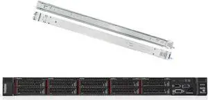Lenovo ThinkSystem SR250 Rack Server Bundle with Rail Kit, Windows Server 2019, Intel Xeon E-2136 6-Core 3.3GHz, 32GB DDR4, 16TB HDD, RAID