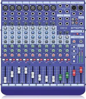 Midas DM12 12 Input Analogue Live and Studio Mixer with Midas Microphone Preamplifiers Midas DM12 12 Input Analogue Live and Studio Mixer with Midas Microphone Preamplifiers
