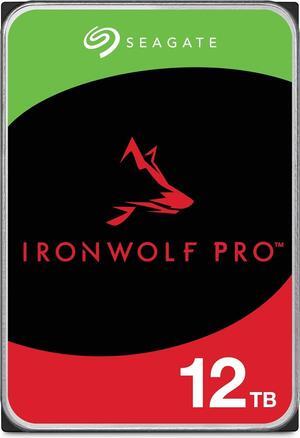 Seagate IronWolf Pro 12TB ST12000NE0008 NAS Hard Drive 7200 RPM 256MB Cache CMR SATA 6.0Gb/s 3.5" Internal HDD ST12000NE0008