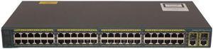 WS-C2960+48TC-S Catalyst 2960 Plus Switch - Catalyst 2960 Plus 48 10/100 + 2 T/SFP LAN Lite