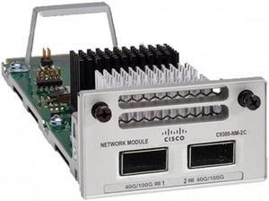 Catalyst 9300 Series Network Module - expansion module - 40Gb Ethernet / 100Gb Ethernet QSFP x 2 - C9300X-NM-2C