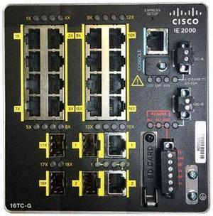 Industrial Ethernet 2000 Series - switch - 20 ports - managed - 	
IE-2000-16TC-G-E