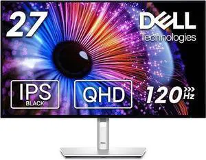 Dell UltraSharp U2724DE 27" WQHD LED Monitor, Black/Silver - Refurbished Dell UltraSharp U2724DE 27" WQHD LED Monitor, Black/Silver - Refurbished