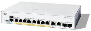 Catalyst 1300-8FP-2G - switch - 8 ports - managed - rack-mountable- C1300-8FP-2G