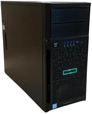 HPE ProLiant ML30 Gen10 Plus Tower Server, Xeon E-2314 4-Core 2.8GHz, 32GB DDR4 Memory, 32TB HDD Storage, RAID, iLO, Server 2022 Essentials
