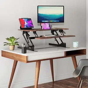 Mount-It! Standing Desk Converter with 38" Desktop - MI-15006