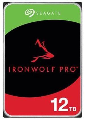 Seagate IronWolf Pro ST12000NT001 12TB 7200 RPM 256MB Cache SATA 6.0Gb/s 3.5" Internal Hard Drive -  OEM