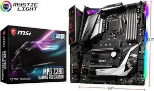 MSI MPG Z390 GAMING PRO CARBON LGA 1151 (300 Series) Intel Z390 HDMI SATA 6Gb/s USB 3.1 ATX Intel Motherboard
