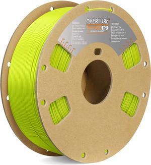 OVERTURE TPU High Speed Filament 1.75mm Flexible 95A TPU Roll, 3D Printer Filament,Dimensional Accuracy +/- 0.03 mm, Fit Most FDM Printer (HS TPU Grass Green)